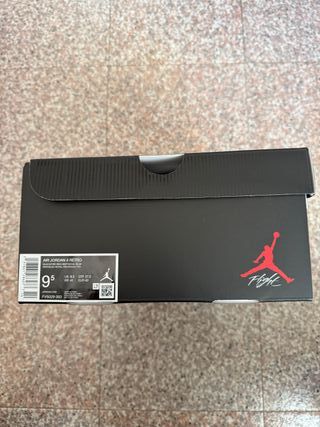 Air Jordan 4 Retro Negro/Azul/Rojo