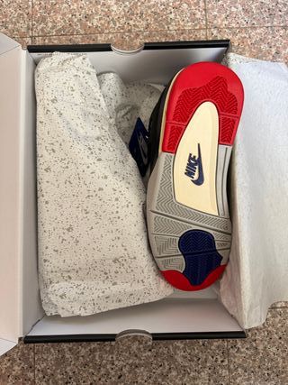 Air Jordan 4 Retro Negro/Azul/Rojo