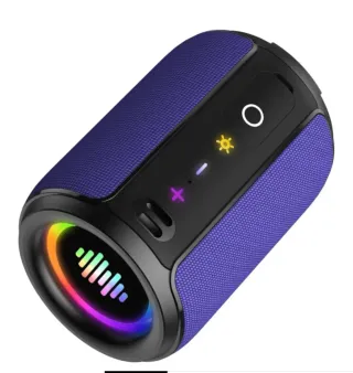 Altavoz Bluetooth Multicolor y Morado