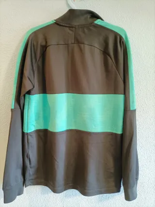 Chándal Nike FC Barcelona niño gris/verde