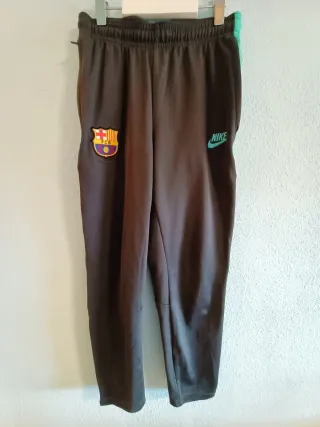Chándal Nike FC Barcelona niño gris/verde