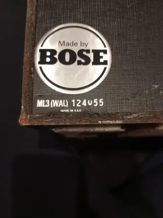 Altavoces Bose Madera