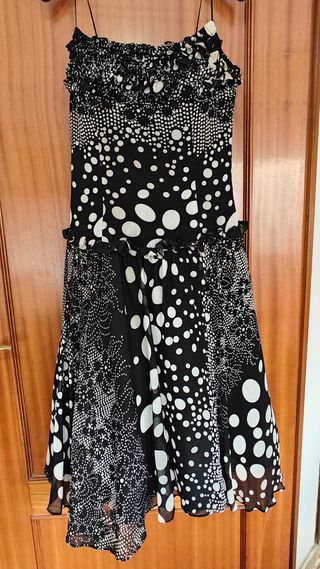 Vestido fiesta lunares RENATA ARCE sin estrenar