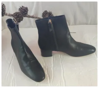 Botines Massimo Dutti Negros