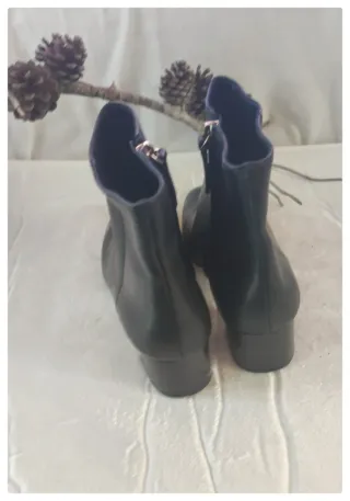 Botines Massimo Dutti Negros