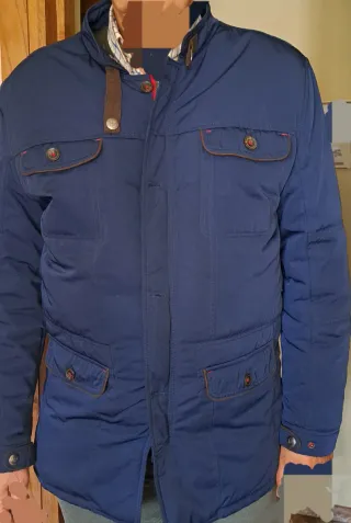 Chaquetón de caballero azul