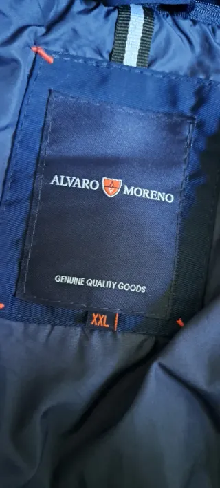 Chaquetón de caballero azul