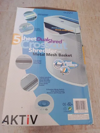 Trituradora de papel AKTIV