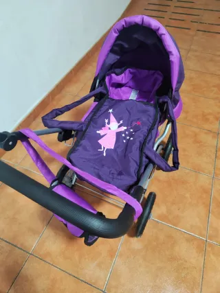 Conjunto carrito y cuna para muñecas