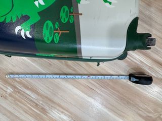 Maleta infantil dinosaurio azul y verde