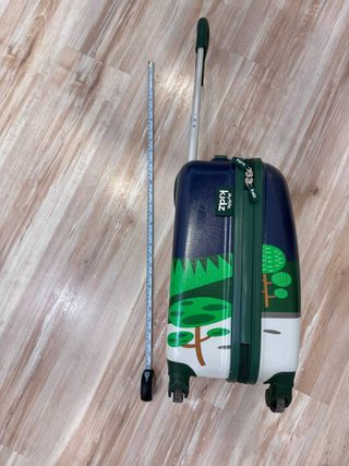 Maleta infantil dinosaurio azul y verde