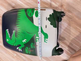 Maleta infantil dinosaurio azul y verde