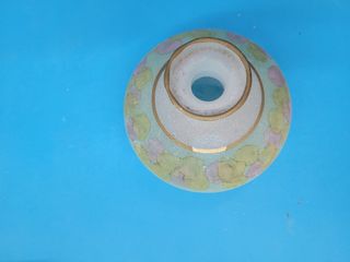 caraffa bottiglia in vetro per profumo decorata