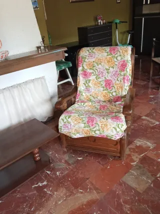 Salottino in legno vintage