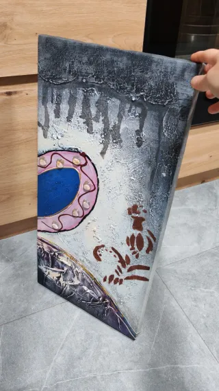 Set 2 Quadri Astratti Decorativi