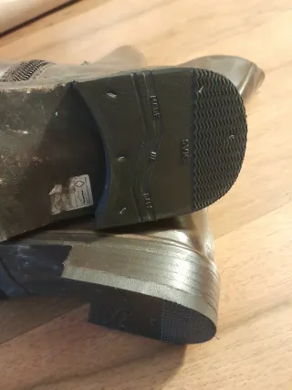 Stivali donna marroni con fibbia