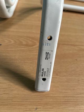 Perchero Extensible IKEA MULIG Blanco