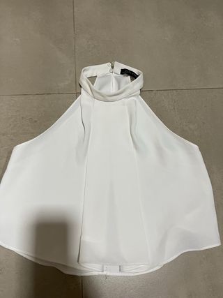 Blusa blanca Zara