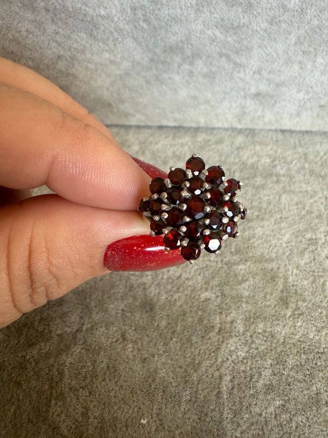 Anillo Plata 925 Granates