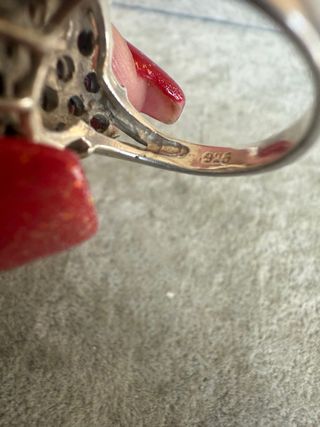 Anillo Plata 925 Granates