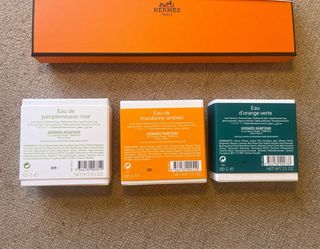 Estuche 3 jabones Hermès Colognes