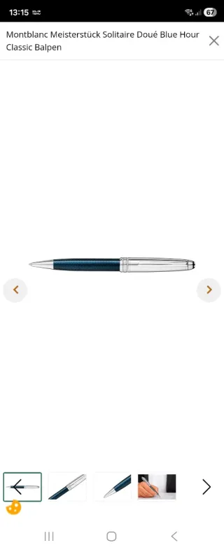 Bolígrafo Mont Blanc Meisterstück