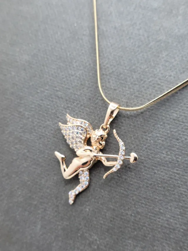 Colgante Cupido con Circonitas