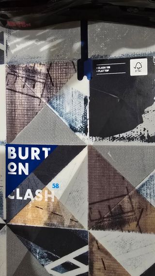 Tabla Snowboard Burton Clash + Fijaciones