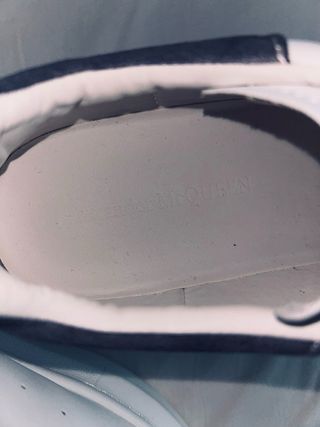 Alexander McQueen Scarpe Bianche Grigie