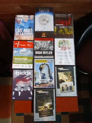 Lote 27 DVDs Documentales variados