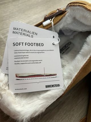 Birkenstock Boston Lana Talla 40 Nuevos Unisex