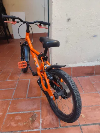 Bicicleta Infantil Btwin Naranja 4-7 Años