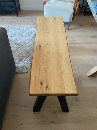 Bancos comedor madera roble