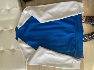 Sudadera Adidas Original  Azul y Blanca