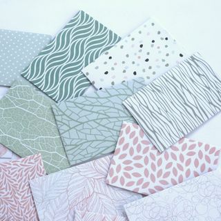 Sobres pequeños hechos a mano