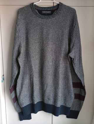 Jersey Tommy Hilfiger Negro y Gris