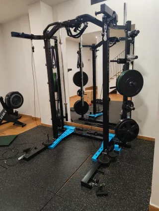 Rack de potencia para sentadillas y press