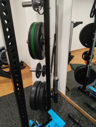 Rack de potencia para sentadillas y press
