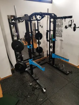 Rack de potencia para sentadillas y press