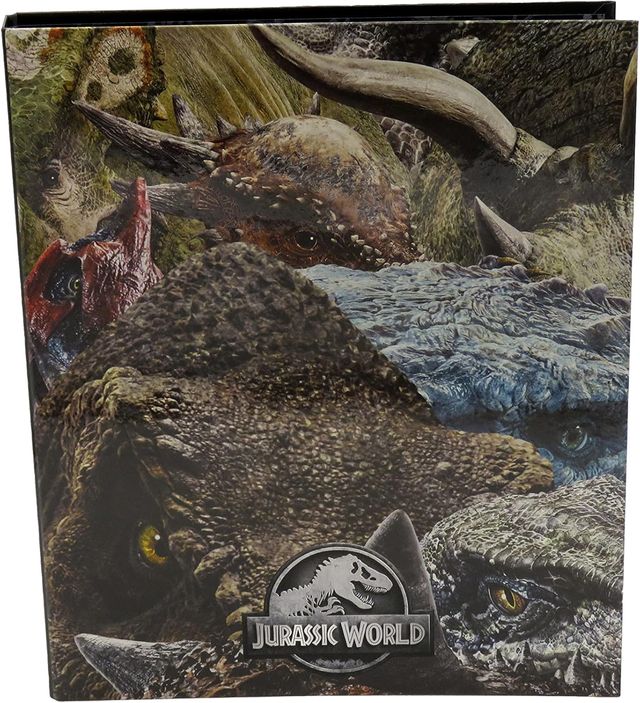 Pasta de Argolas Jurassic World A4