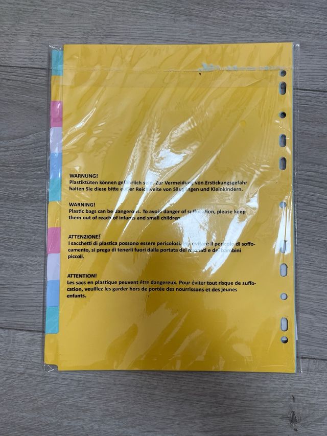 Pasta de Argolas Jurassic World A4