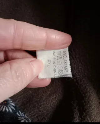 Pantalón invierno mujer estampado floral XXL