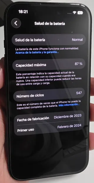 iPhone 15 Pro 128GB Space Gray