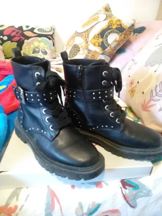 Botas niña Talla 35 negras