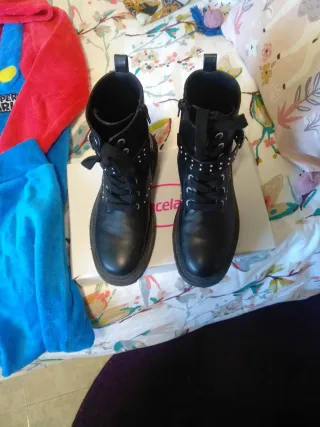 Botas niña Talla 35 negras