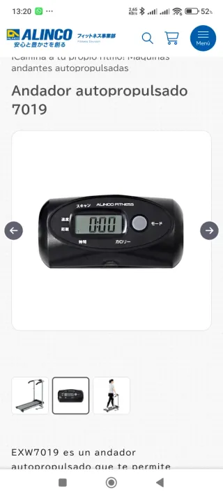 Andador autopropulsado Alinco 7019