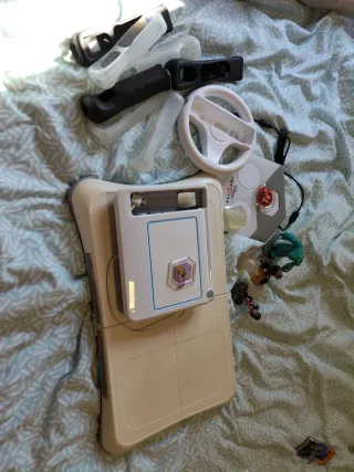 Nintendo Wii Negra + Juegos y Accesorios