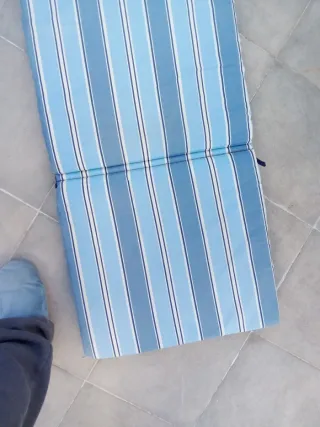 Colchoneta para tumbona de playa