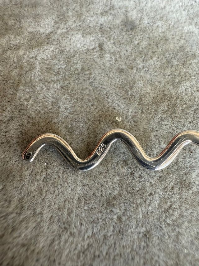 Collar Choker Plata 925 Ondulado