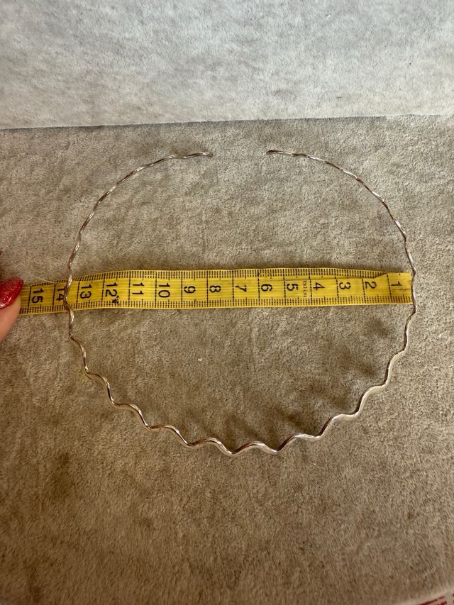 Collar Choker Plata 925 Ondulado